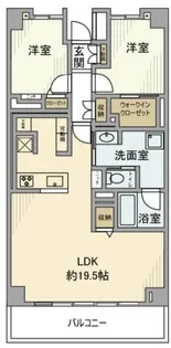 東建ニューハイツ元加賀【5階】の間取り