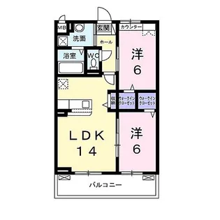 グラン フォレスタ【3階】の間取り