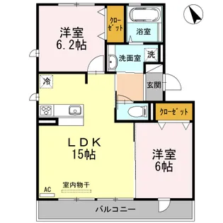 ステラコートIII【1階】の間取り
