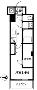 CASA南千住【2階】の間取り