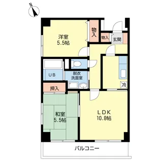 ブライティスト船堀【2階】の間取り