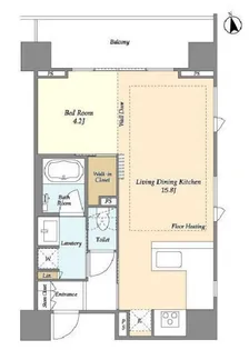 Mトリアノン【8階】の間取り