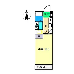 秋櫻館【1階】の間取り