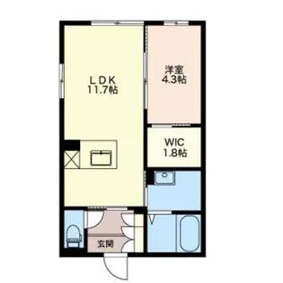 MastTown今朝白【1階】の間取り