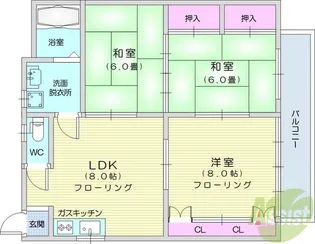 サンコーポ東第1【1階】の間取り