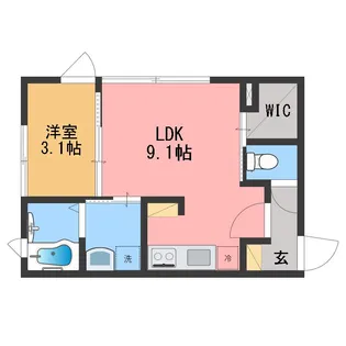 プリメーロ本町【2階】の間取り