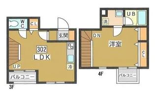 ドリームレジデンス【3階】の間取り