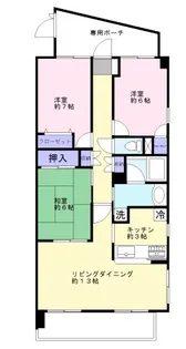 プリマヴェーラ春日部【5階】の間取り