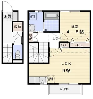 リアン【2階】の間取り