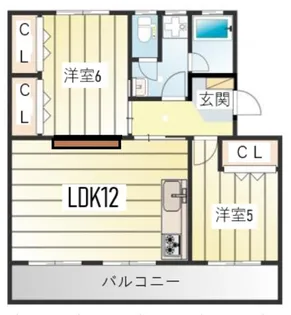 袴田マンション【3階】の間取り