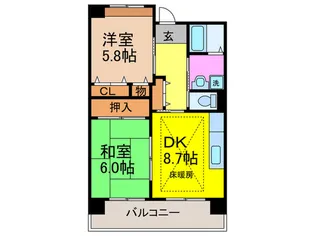 OPH千里佐竹台II6号棟【2階】の間取り