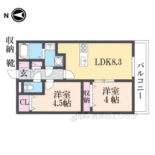 Act池田本町【3階】の間取り