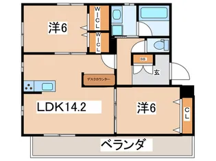 フェリーチェ【3階】の間取り