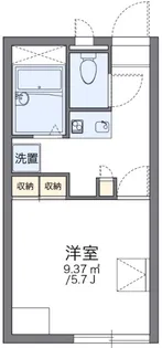 レオパレスルミエール【1階】の間取り