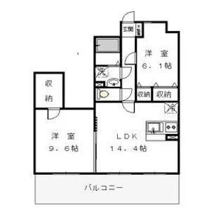 アステージ【5階】の間取り