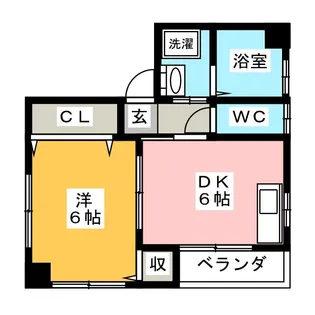 BOZU BLDG【2階】の間取り