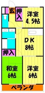 パークサイド【2階】の間取り