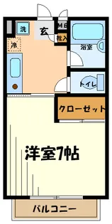 ハイツHIRO【2階】の間取り