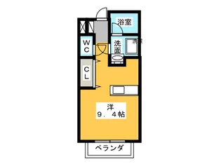 ハイツアヴァンティ【1階】の間取り