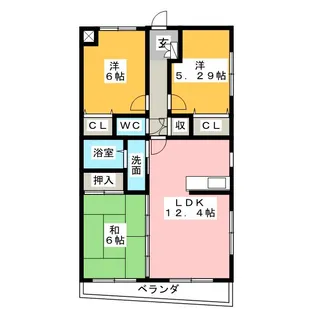 ラフォーレ23【4階】の間取り
