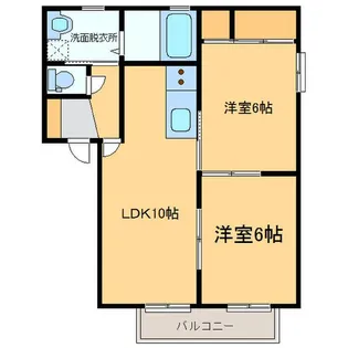 マルベリィ A【2階】の間取り