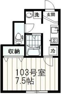 メゾン・ド・マナー【1階】の間取り