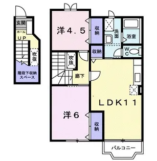 パティオ・ユウ【2階】の間取り