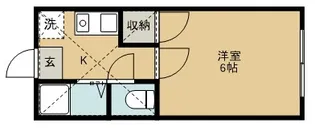 エクセルシャトー原町【2階】の間取り