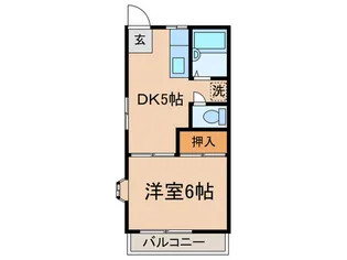 サンハウス【2階】の間取り