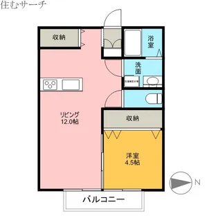 クレールチコ【1階】の間取り
