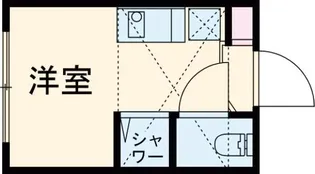 ハーモニーテラス日ノ出町V【2階】の間取り