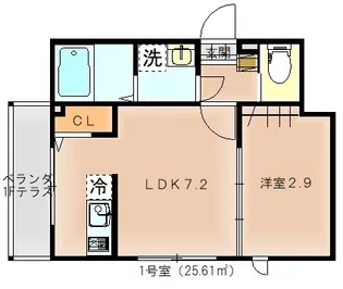 R-SEVENTEEN【2階】の間取り