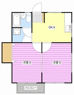 平野アパート【2階】の間取り