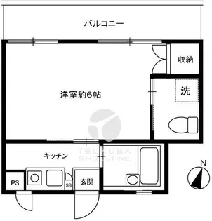 牛込北町マンション【2階】の間取り