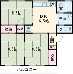 エクセル寺田【1階】の間取り