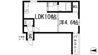 フジパレス甲東園2【2階】の間取り
