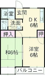 メゾン・ブルー【2階】の間取り