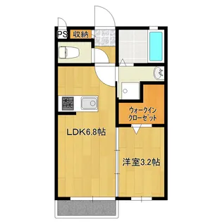 グレイスコート【2階】の間取り