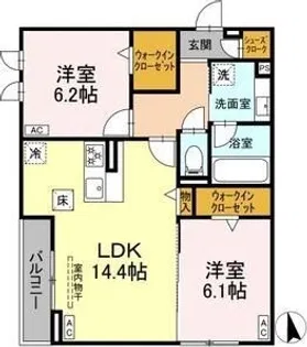 ホルン【1階】の間取り