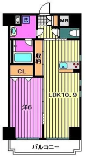 Elvita【2階】の間取り