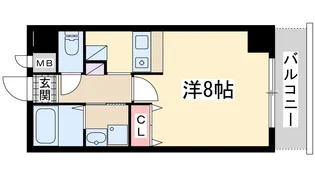 NLC新大阪【5階】の間取り