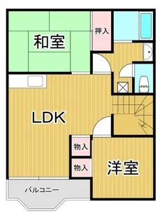 加島ツーフォー【2階】の間取り