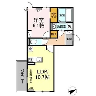 Rose Court(ローズコート)【2階】の間取り