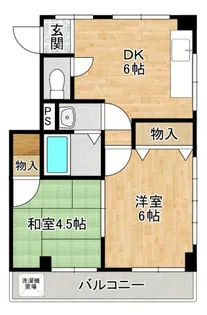 野久保ハイツ【3階】の間取り
