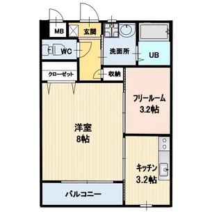 FLECHIR【2階】の間取り