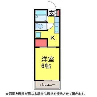 セジュール成田A棟【1階】の間取り