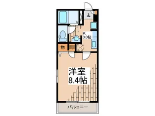 メゾン・ド・ブラン【1階】の間取り