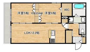 Casa cordia 武蔵新城【2階】の間取り