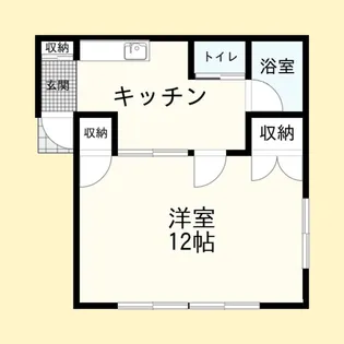 パークハイム渋谷【1階】の間取り