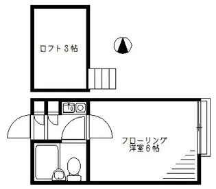 松庵グリーンコート【2階】の間取り
